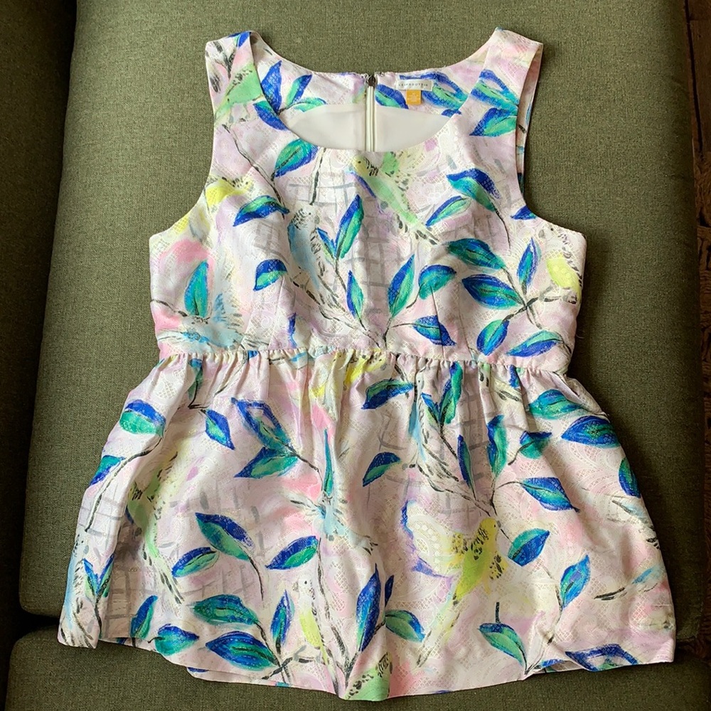 Anthro Leifsdottir Peplum Top